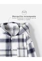 Camisa Manga Larga Oversize Cuadros Niño Azul de BABY FRESH