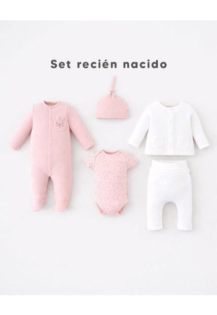 Set Recien Nacido Algodón Bebé Niña Multicolor