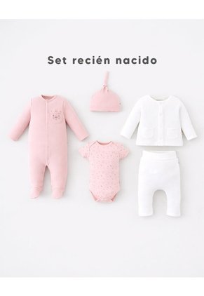 Set Recien Nacido Algodón Bebé Niña Multicolor
