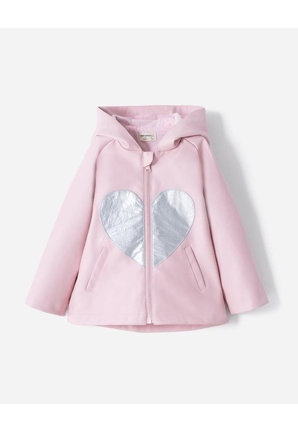Chaqueta Gato Rosada Niña Rosa