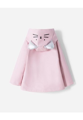 Chaqueta Gato Rosada Niña Rosa