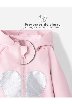 Chaqueta Gato Rosada Niña Rosa