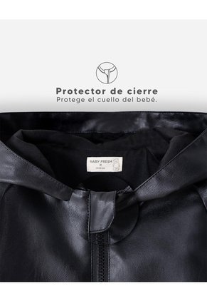 Chaqueta Dragón Negra Niño Negro