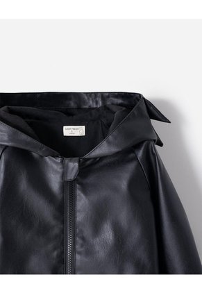 Chaqueta Dragón Negra Niño Negro