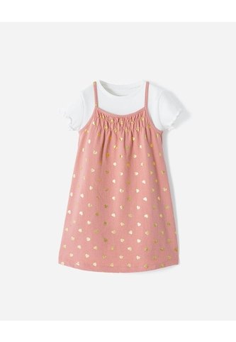 Conjunto Camiseta + Vestido Niña Rosa Claro BABY FRESH