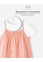 Conjunto Camiseta + Vestido Niña Rosa Claro de BABY FRESH