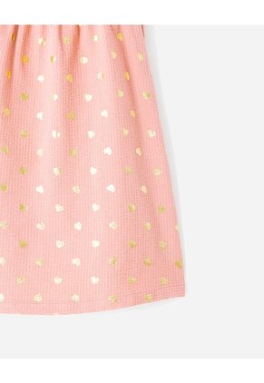Conjunto Camiseta + Vestido Niña Rosa Claro