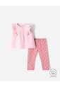 Conjunto Camiseta + Pantalón Niña Rosa de BABY FRESH