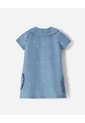 Vestido Midi Denim Niña Azul de BABY FRESH