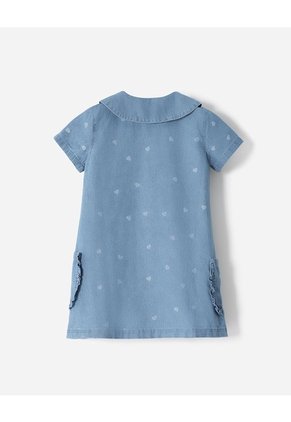 Vestido Midi Denim Niña Azul