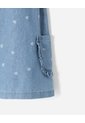 Vestido Midi Denim Niña Azul de BABY FRESH