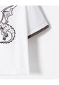 Camiseta Regular Bordada Niño Blanco de BABY FRESH