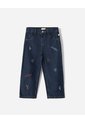 Jean Straight Apliques Bordados índigo Oscuro Niño Azul Oscuro de BABY FRESH