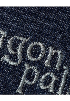 Jean Straight Apliques Bordados índigo Oscuro Niño Azul Oscuro