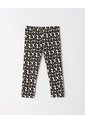 Legging Tiro Medio Estampado Niña Beige de BABY FRESH