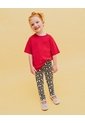 Legging Tiro Medio Estampado Niña Beige de BABY FRESH