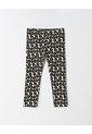 Legging Tiro Medio Estampado Niña Beige de BABY FRESH