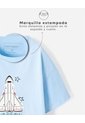 Camiseta Oversize Algodón Estampada Niño Azul de BABY FRESH