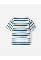 Camiseta Oversize Rayas Niño Azul de BABY FRESH