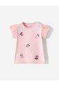Camiseta Regular Lentejuelas Niña Rosa de BABY FRESH