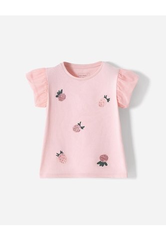 Camiseta Regular Lentejuelas Niña Rosa BABY FRESH