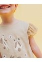 Camiseta Regular Estampada Niña Beige de BABY FRESH