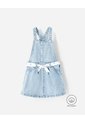 Overol Jardinera Regular índigo Medio Niña Azul Oscuro de BABY FRESH