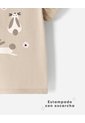 Camiseta Regular Estampada Niña Beige de BABY FRESH