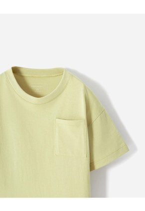 Camiseta Oversize Algodón Verde Niño Verde