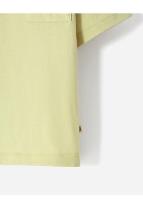 Camiseta Oversize Algodón Verde Niño Verde