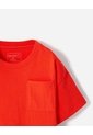 Camiseta Oversize Algodón Naranja Niño Naranja de BABY FRESH