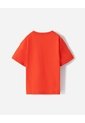 Camiseta Oversize Algodón Naranja Niño Naranja de BABY FRESH