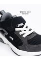Tenis Deportivos Negros Niño Gris de BABY FRESH