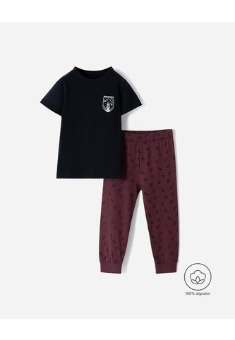Pijama Camiseta + Pantalón Niño Negro BABY FRESH