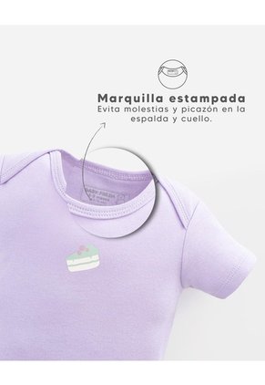 Body Manga Corta Algodón X3unds Surtido Bebé Niña Multicolor