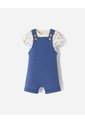 Conjunto Body + Overol Corto Bebé Niño Azul de BABY FRESH