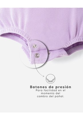 Conjunto Camiseta + Enterizo Algodón Bebé Niña Lila
