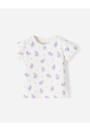 Conjunto Camiseta + Enterizo Algodón Bebé Niña Lila