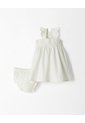 Conjunto Vestido + Bloomer Bebé Niña Blanco de BABY FRESH