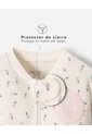 Pijama Cierre Doble Sentido Estampada Bebé Niña Beige de BABY FRESH