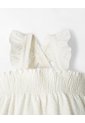 Conjunto Vestido + Bloomer Bebé Niña Blanco de BABY FRESH