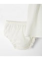 Conjunto Vestido + Bloomer Bebé Niña Blanco de BABY FRESH