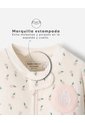 Pijama Cierre Doble Sentido Estampada Bebé Niña Beige de BABY FRESH