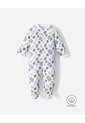 Pijama Algodón Cierre Doble Sentido Estampada Bebé Niño Blanco de BABY FRESH