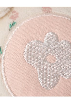 Pijama Cierre Doble Sentido Estampada Bebé Niña Beige