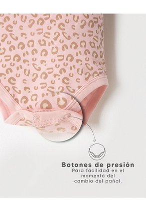 Conjunto Body + Vestido Algodón Bebé Niña Beige