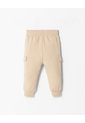 Jogger Regular Algodón Beige Niño Beige de BABY FRESH