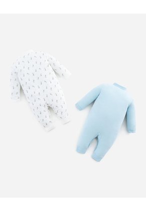 Pijama Algodón Botones A Presión X2unds Surtida Bebé Unisex Multicolor