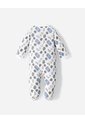 Pijama Algodón Cierre Doble Sentido Estampada Bebé Niño Blanco de BABY FRESH