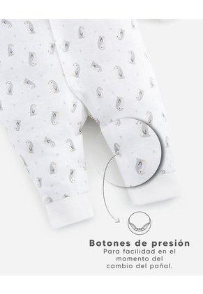 Pijama Algodón Botones A Presión X2unds Surtida Bebé Unisex Multicolor